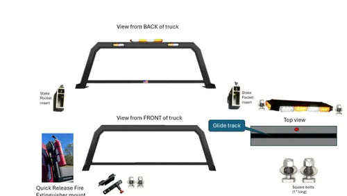 WorkLoad Truck Headache Rack / Bed Rack